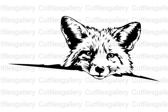 Download Peeking Fox SVG, Fox SVG, Fox Head SVG - Fox svg Collection